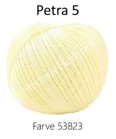 DMC Petra nr. 5 farve 53823 lys gul